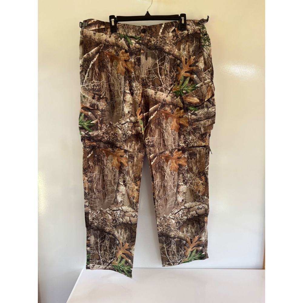 Magellan Outdoors Realtree Edge Camo Cargo Pants Mens XL Convertible Hunting